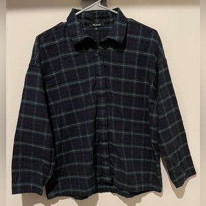 Madewell Flannel Bromley Shirt in Bryanston Plaid